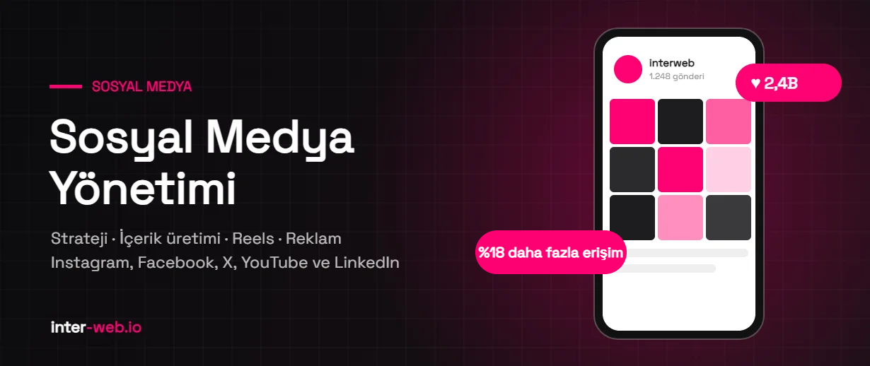 Interweb sosyal medya yönetimi hizmeti